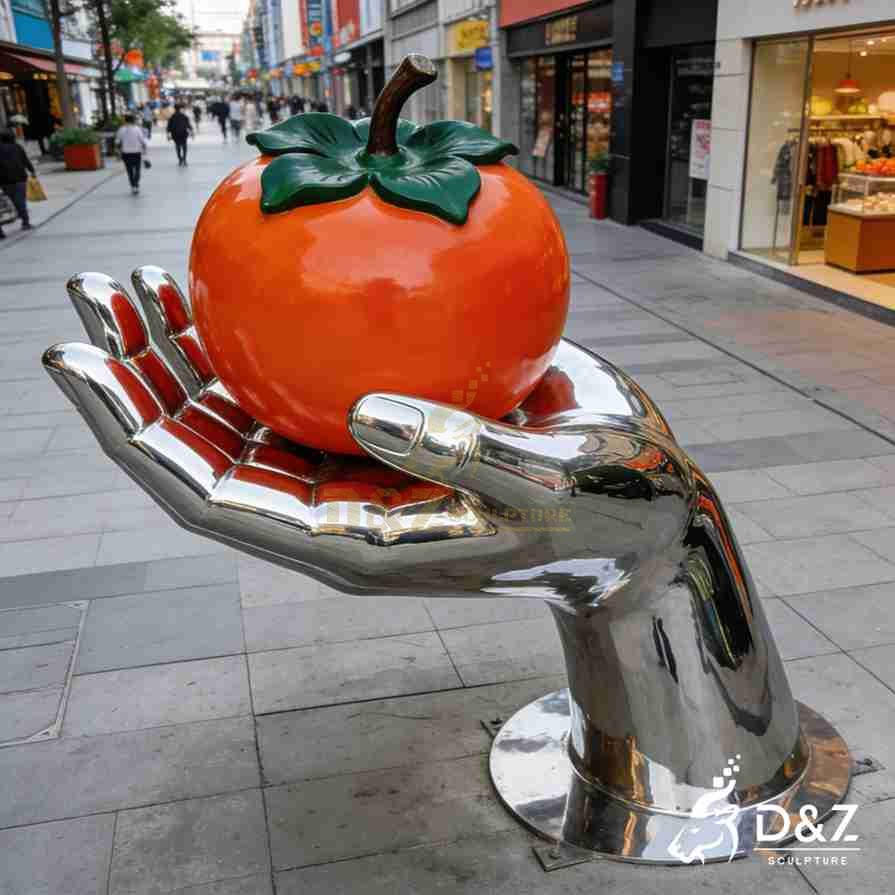 Metal Hand Art Sculpture 5