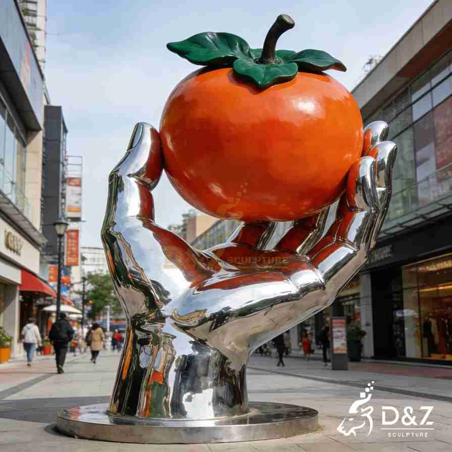 Metal Hand Art Sculpture 6