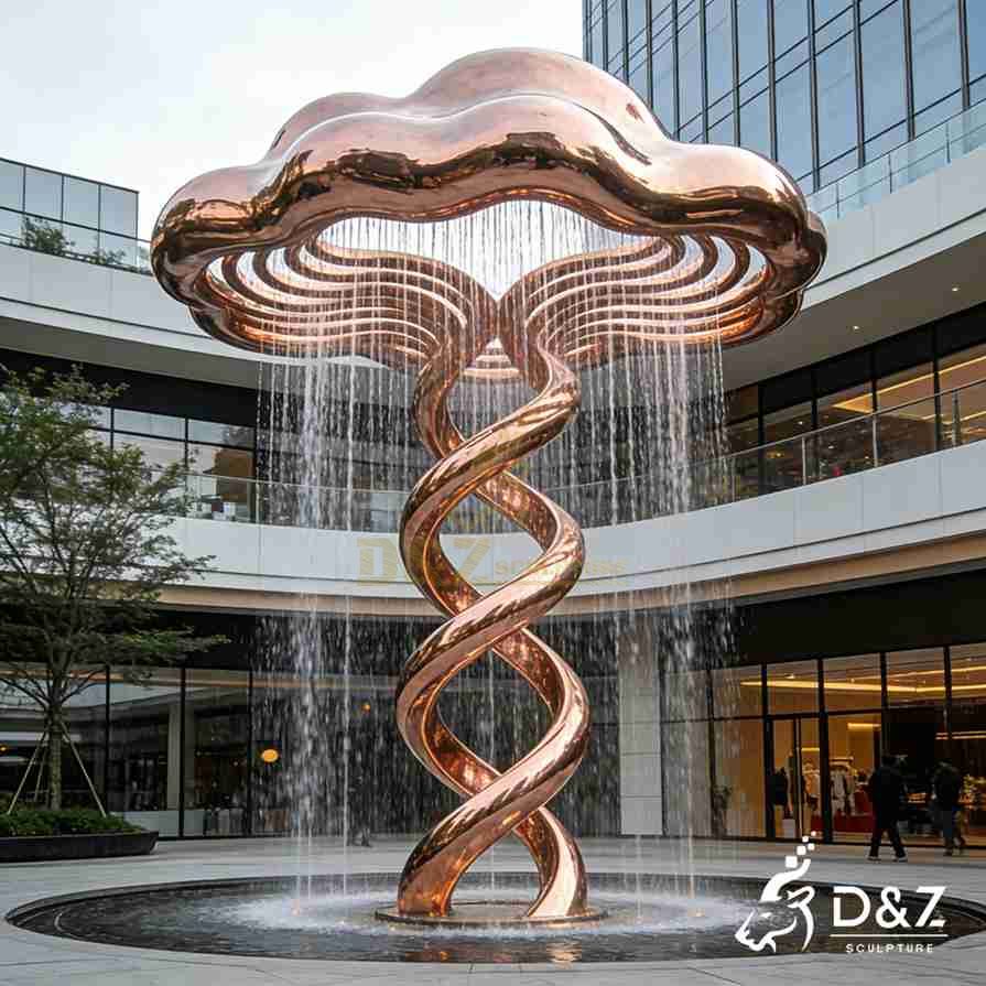 Metal Cloud Fountain 3