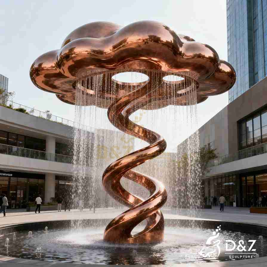 Metal Cloud Fountain 5