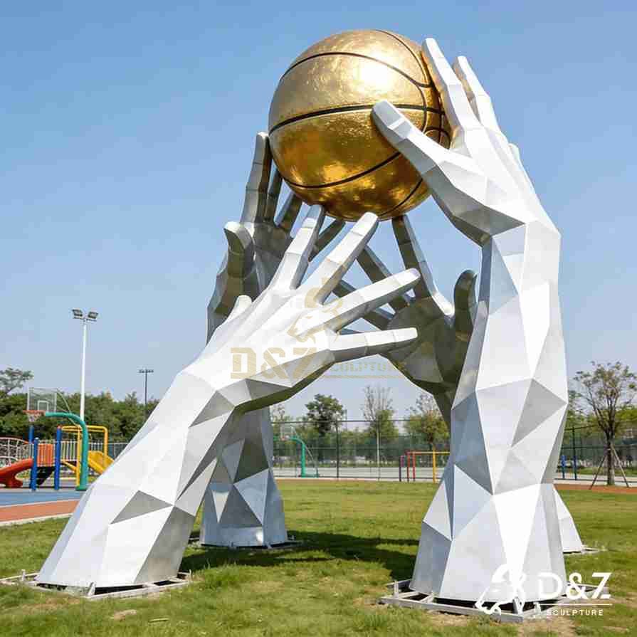 15-10 Large Metal Hand Sculptures: Infusing Soul into Spaces