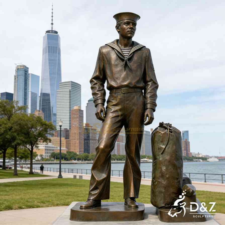 Navy Lone Sailor garden statue for sale 1 Navy Lone Sailor garden statue for sale 1