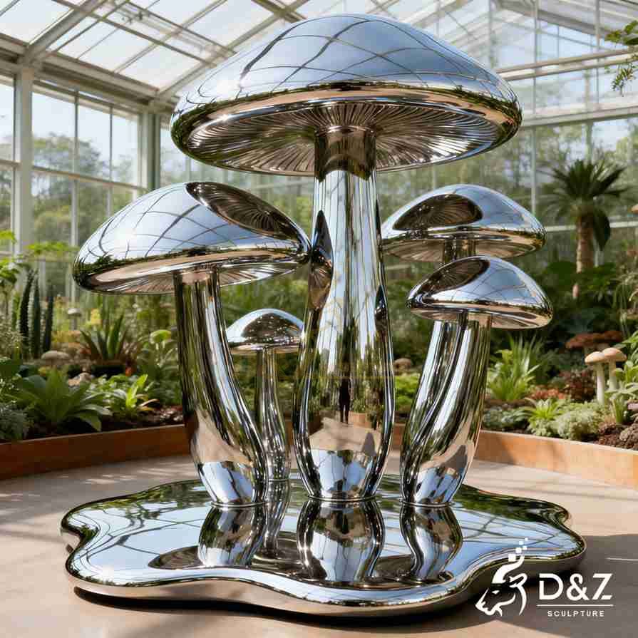 Metal Mushroom Art Sculpture 6
