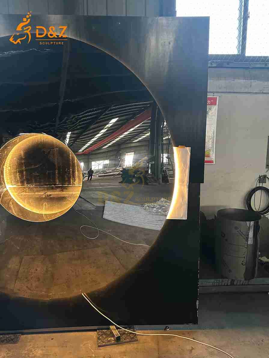 Metal Circular Wall Sculpture 6