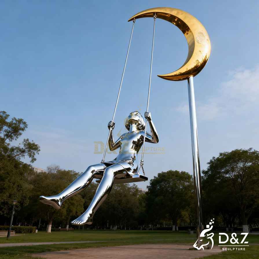 Girl on a Swing Sculpture 3 Girl on a Swing Sculpture 3