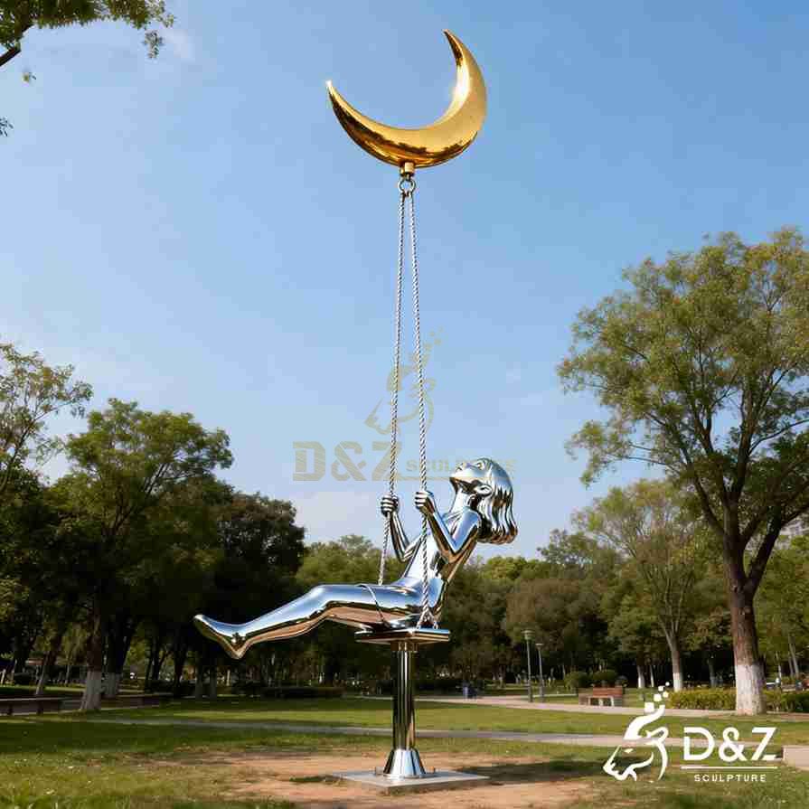 Girl on a Swing Sculpture 5 Girl on a Swing Sculpture 5
