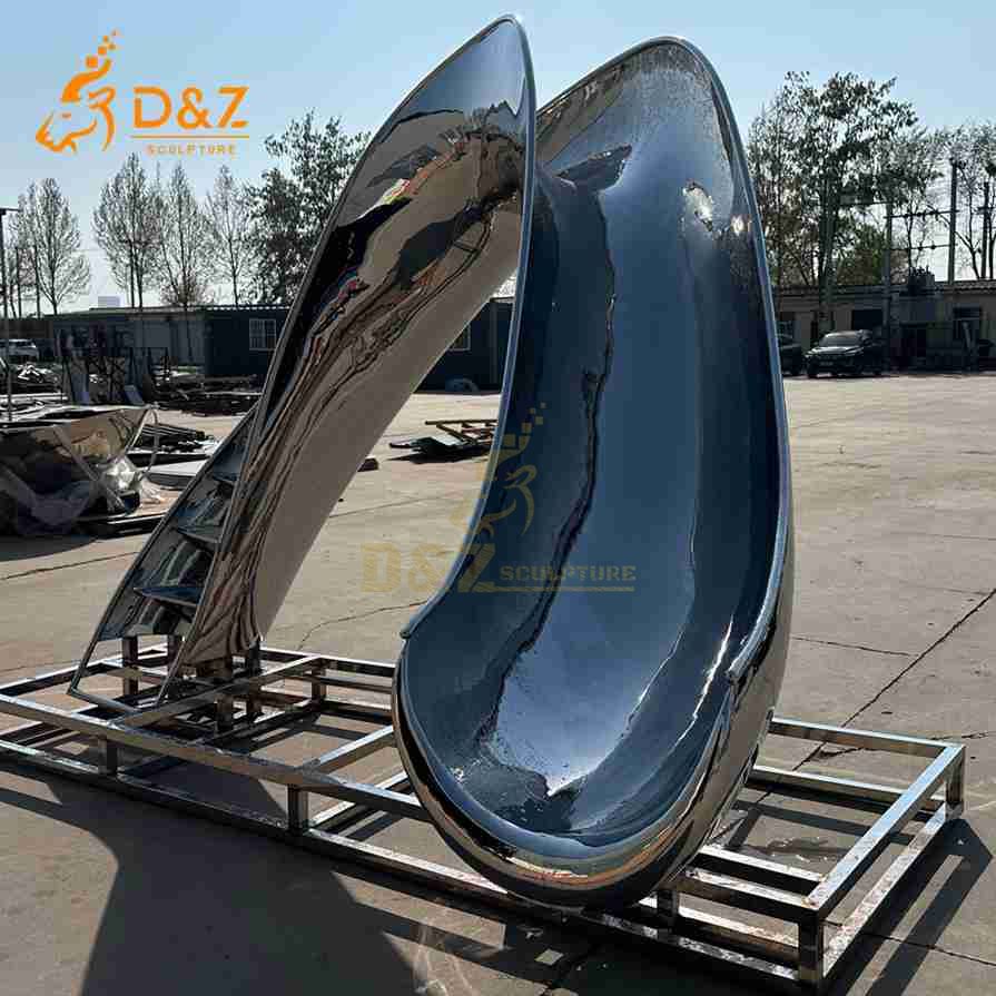 Metal Slide Sculpture Fountain 5