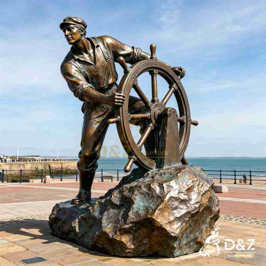 Fisherman at the Wheel Statue 1