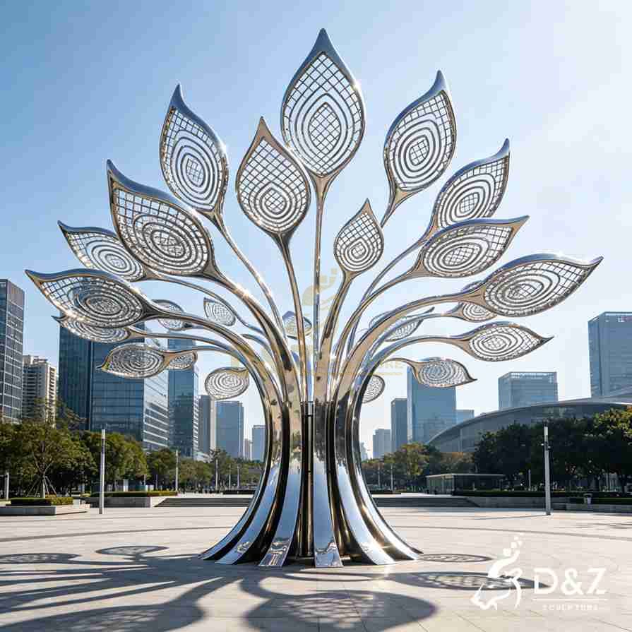 Metal Tree of Life Sculpture 3
