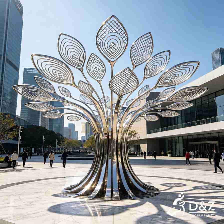 Metal Tree of Life Sculpture 5