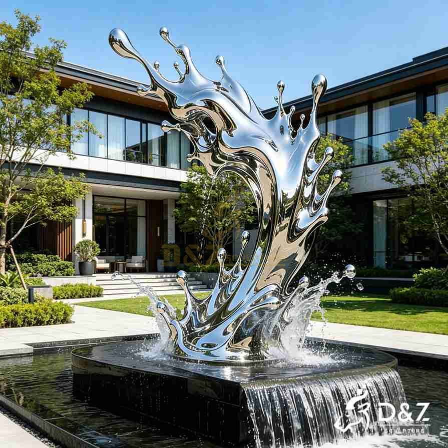 Modern Metal Water Fountain 2
