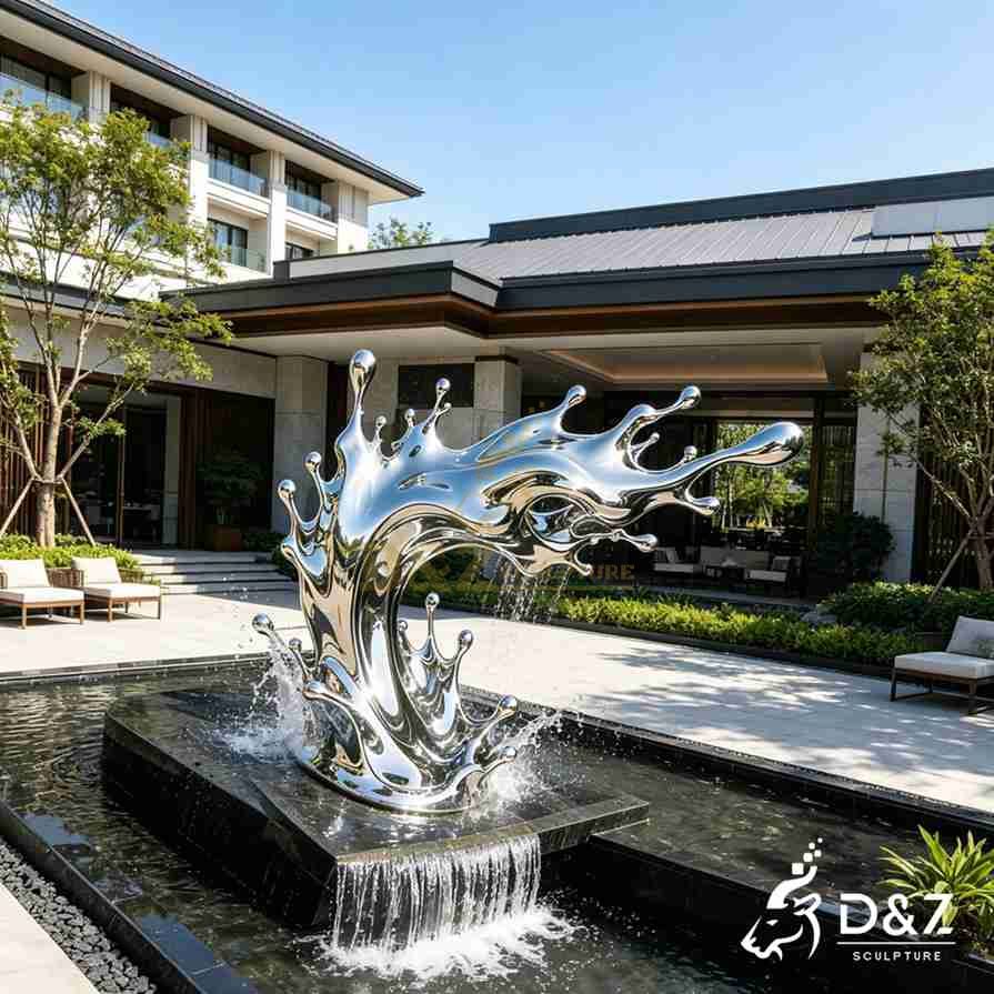 Modern Metal Water Fountain 5