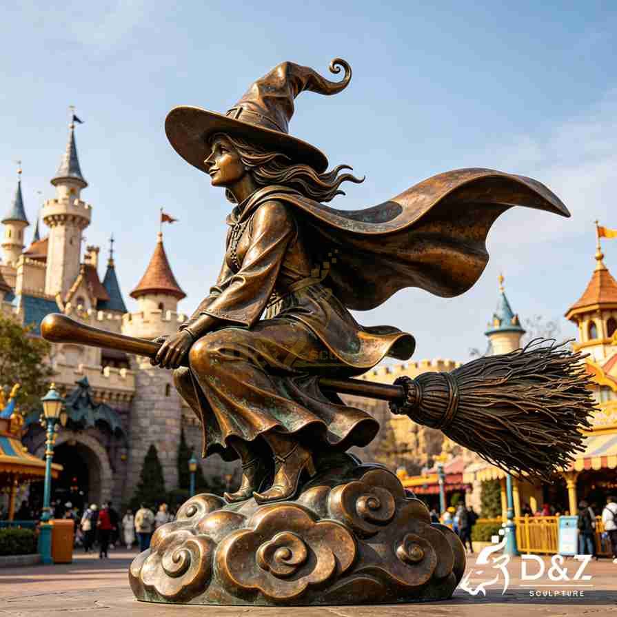 Halloween Witch Statue 1