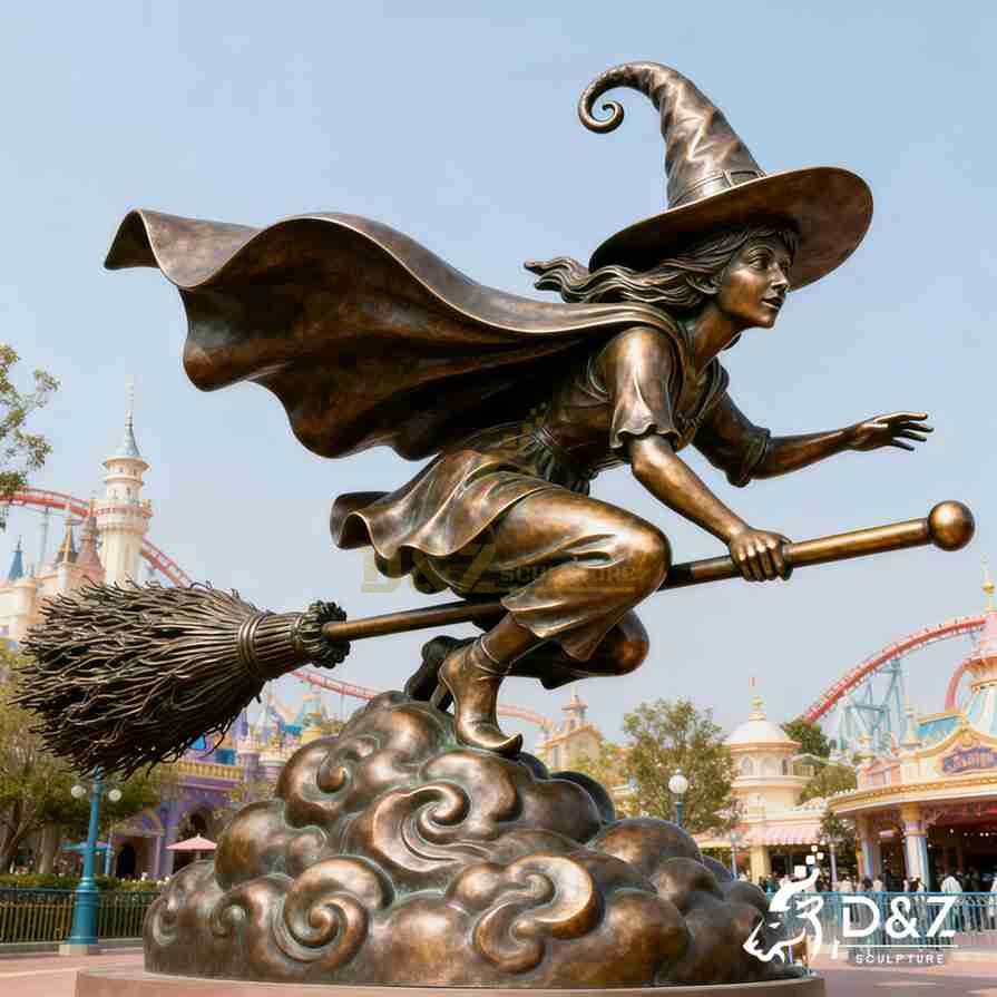 Halloween Witch Statue 2