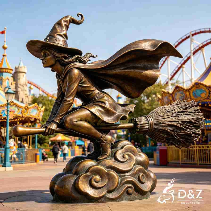 Halloween Witch Statue 5