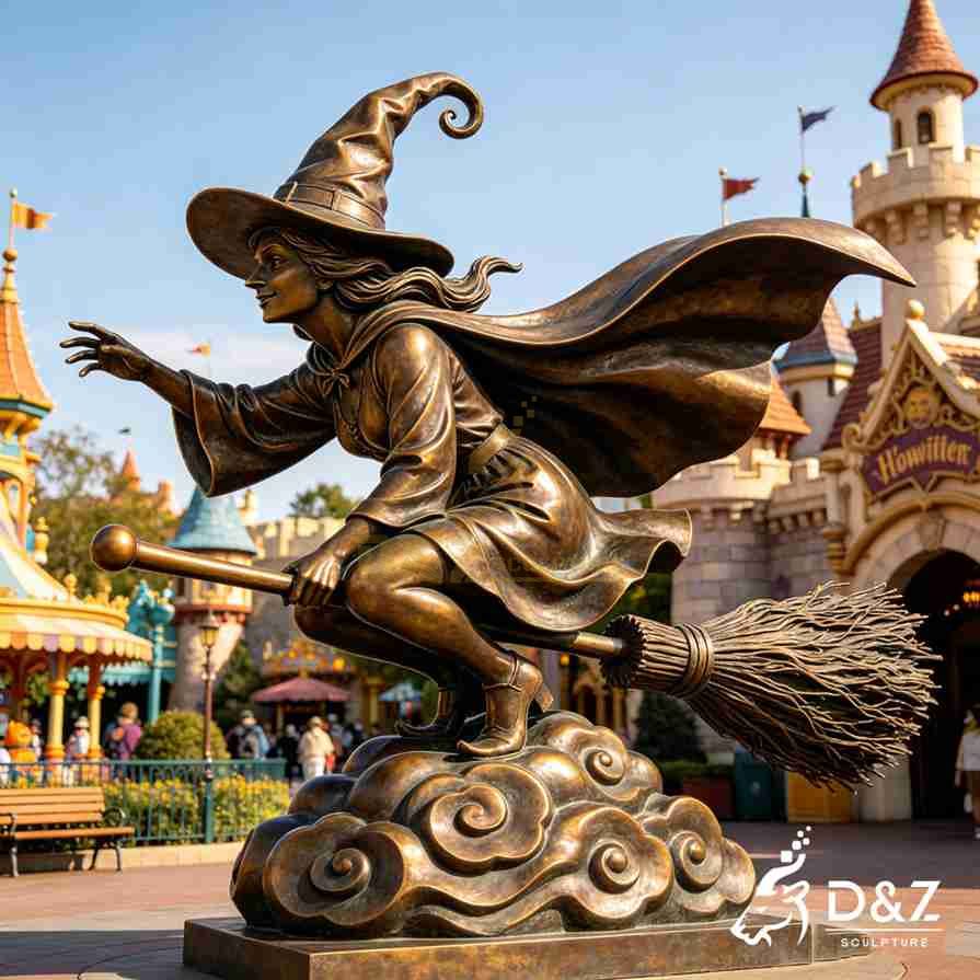 Halloween Witch Statue 6