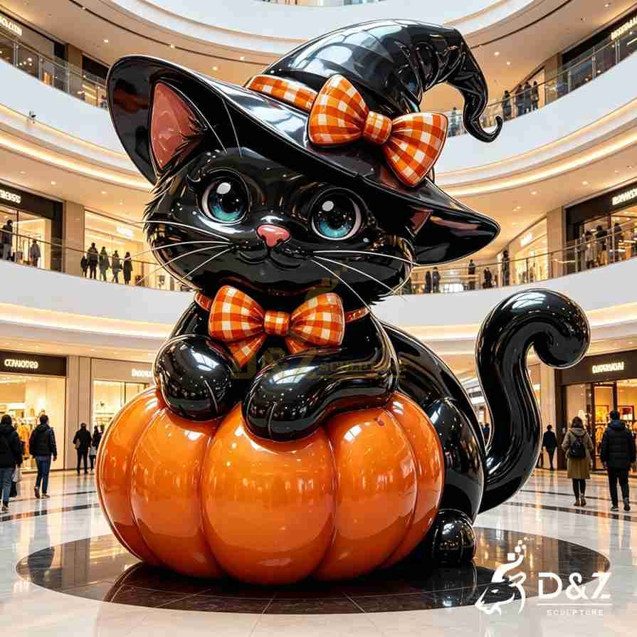 15-4 Large Metal Halloween Sculptures for Commercial Display