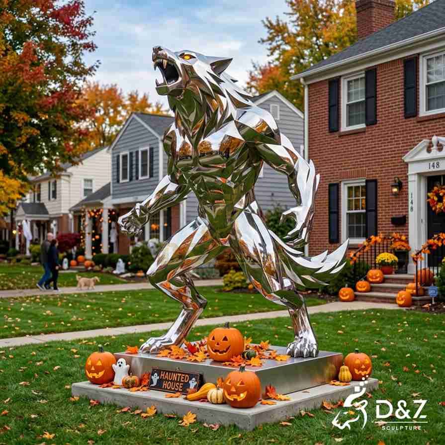15-9 Large Metal Halloween Sculptures for Commercial Display