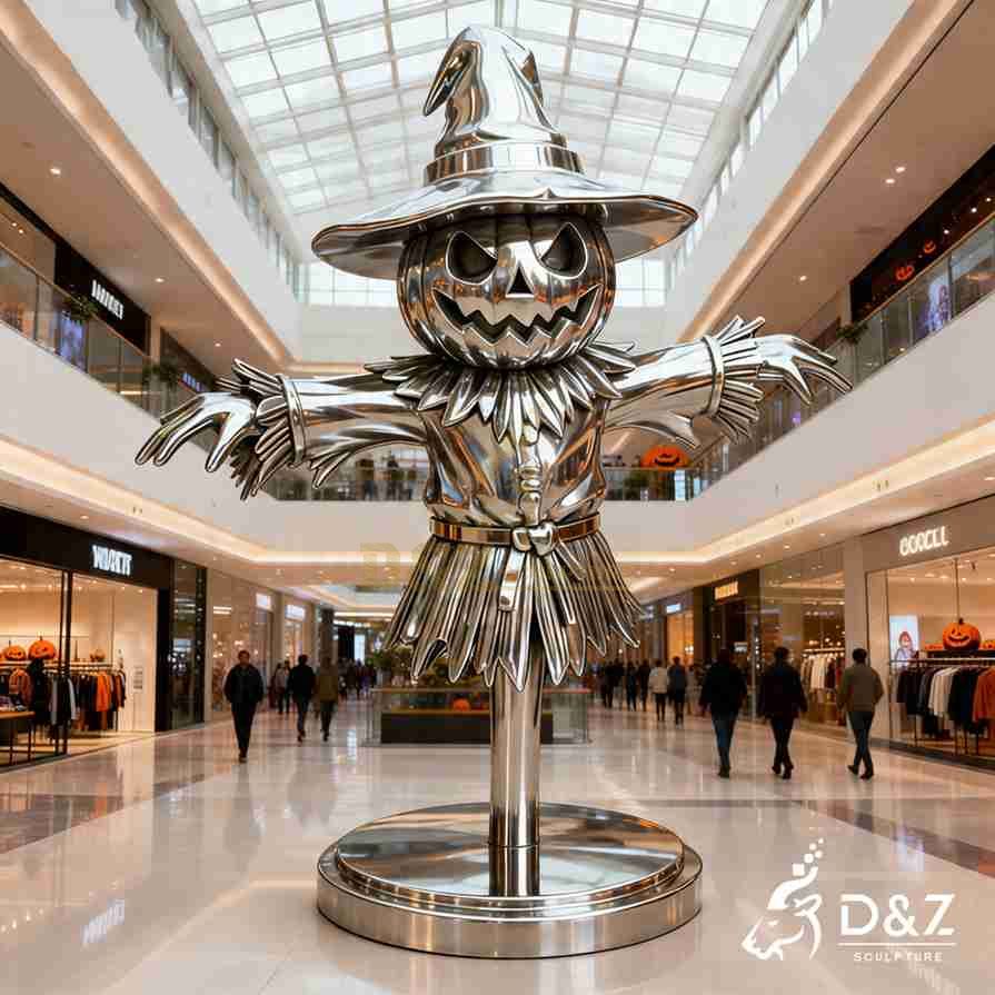 15-12 Large Metal Halloween Sculptures for Commercial Display