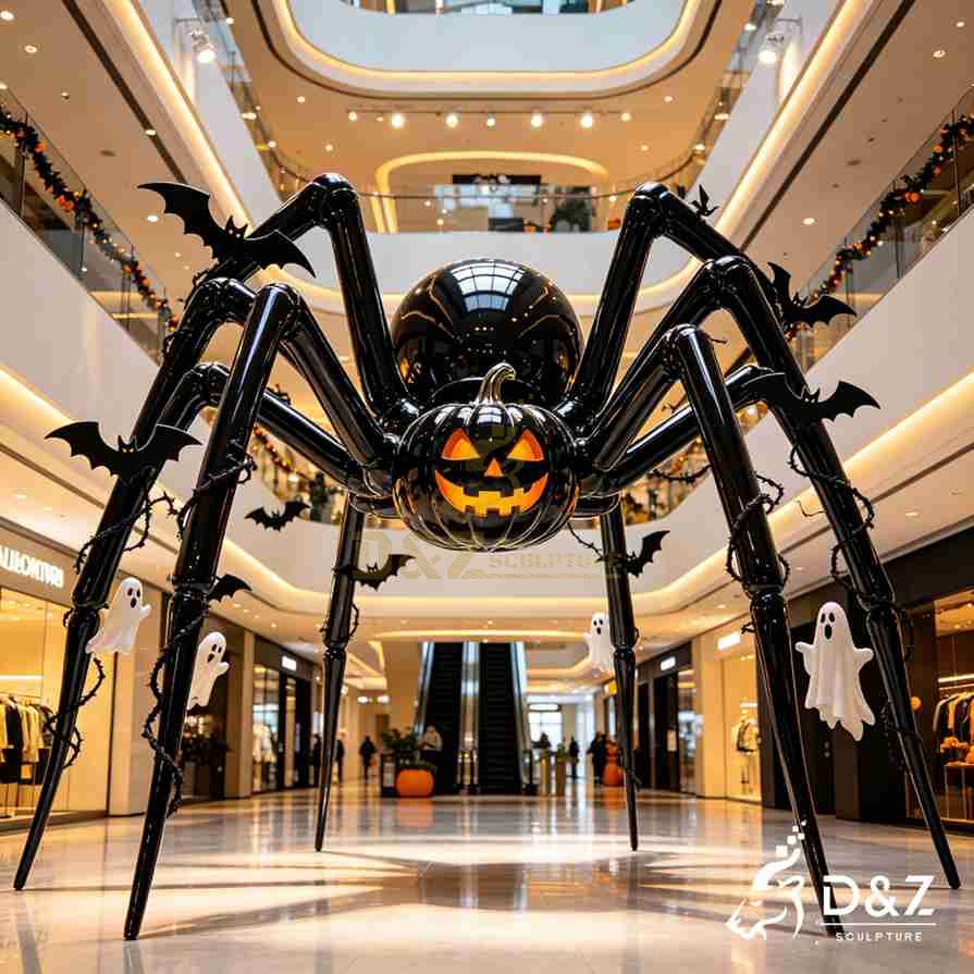 15-14 Large Metal Halloween Sculptures for Commercial Display