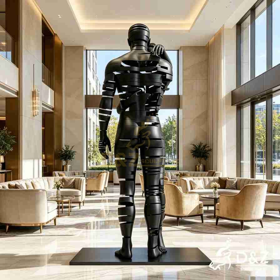 Abstract Lovers Embrace Sculpture 4