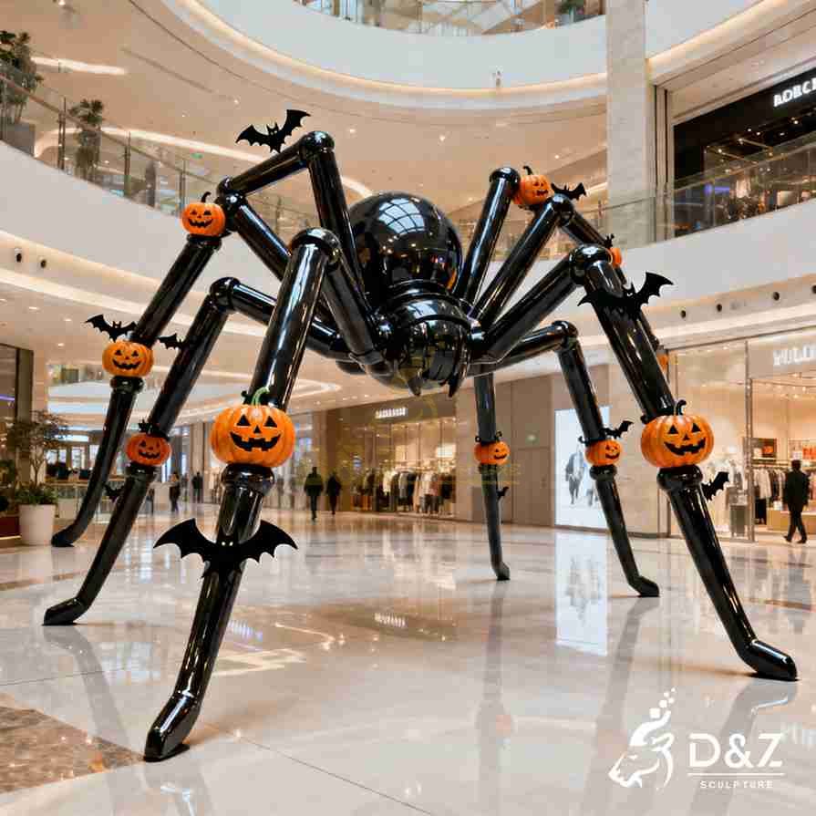 Metal Spider Art Sculpture 3