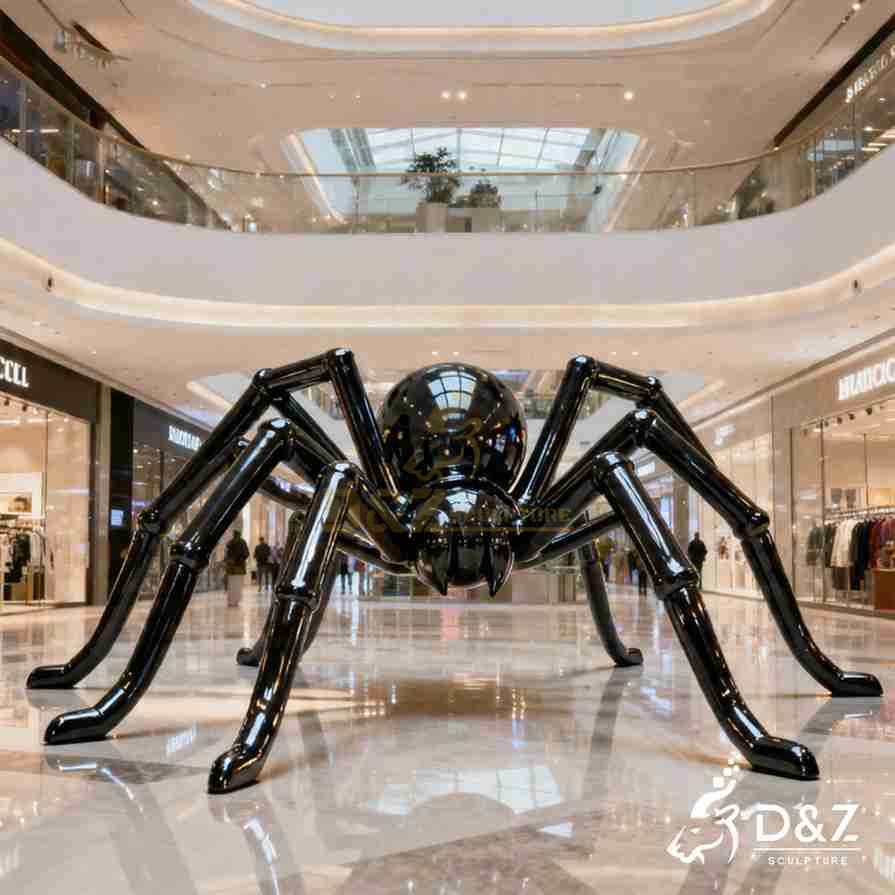 Metal Spider Art Sculpture 5