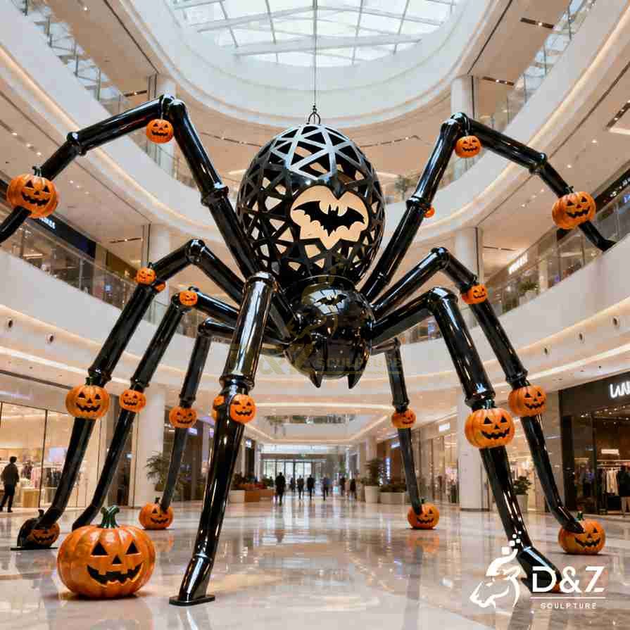 Metal Spider Art Sculpture 6