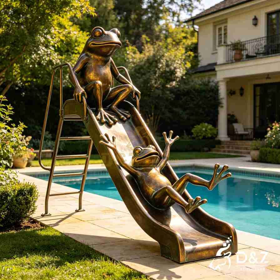Frog Garden Sculpture 5