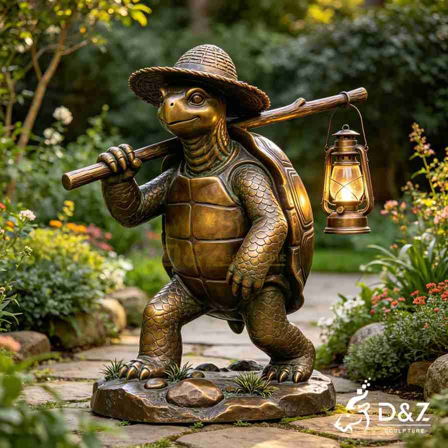 Turtle Garden Statue 1