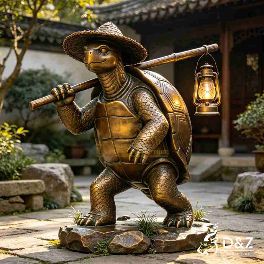 Turtle Garden Statue 2