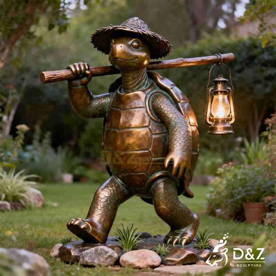 Turtle Garden Statue 5