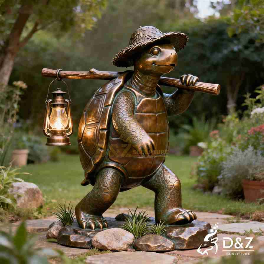 Turtle Garden Statue 6