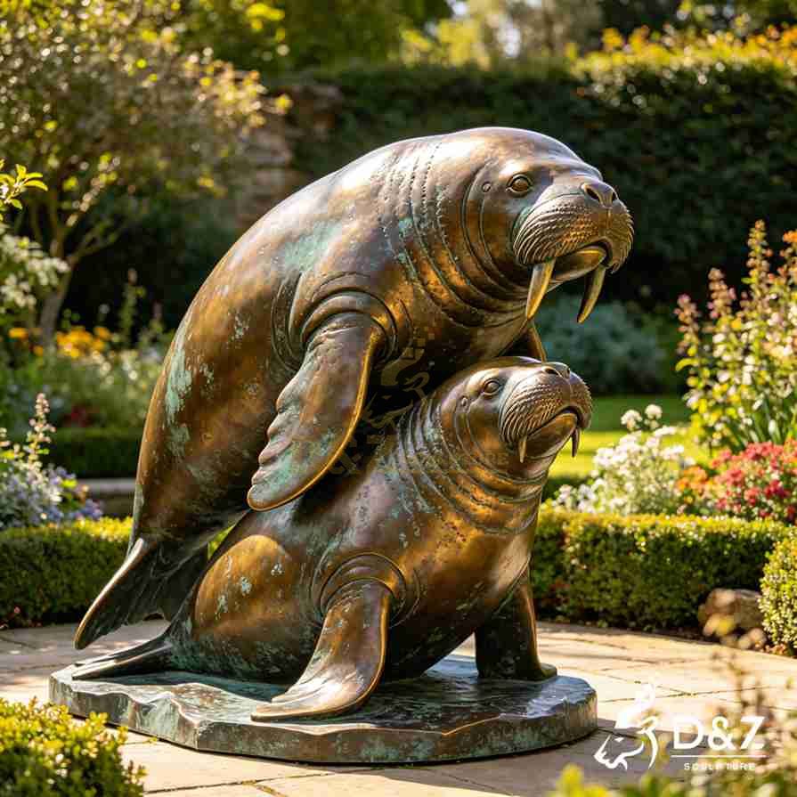 Manatee Garden Statue 4