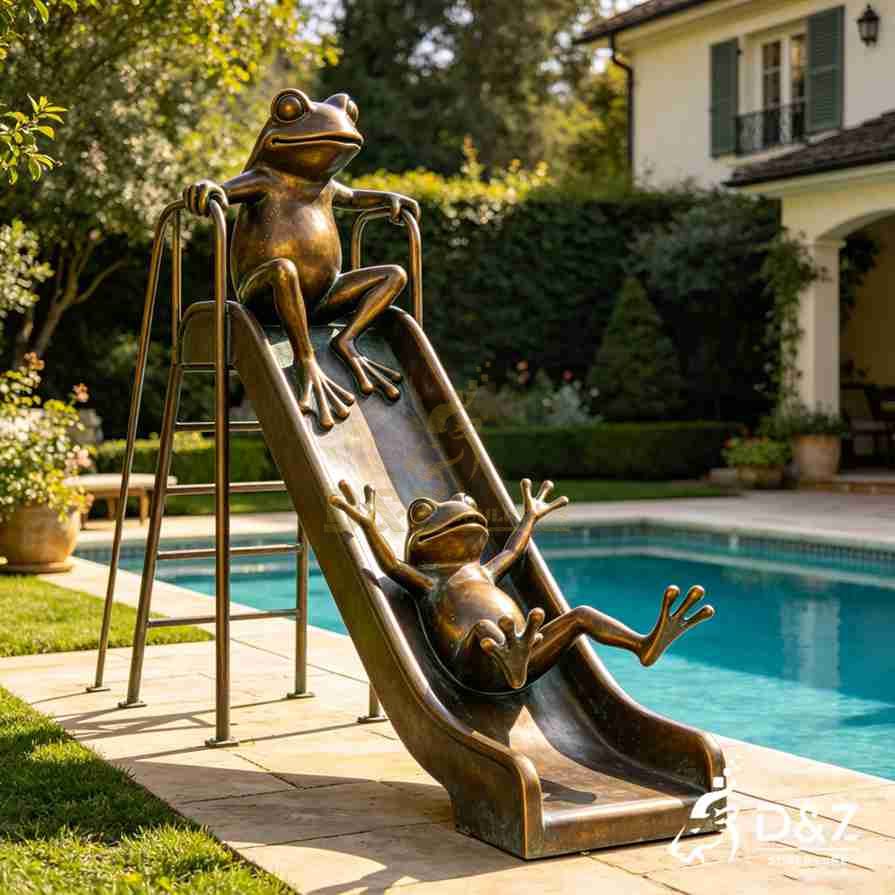 20-1 Large Bronze Animal Garden Statues: Classic Outdoor Decor