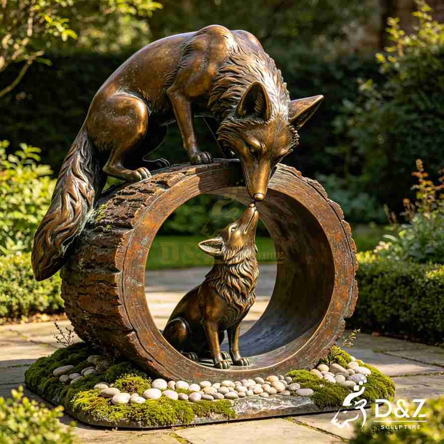 Fox Garden Statue 1