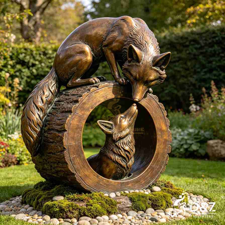 Fox Garden Statue 5