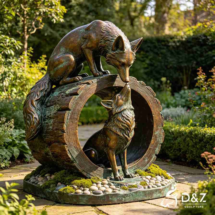 Fox Garden Statue 6