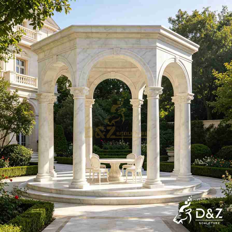 Marble Arched Gazebo 2