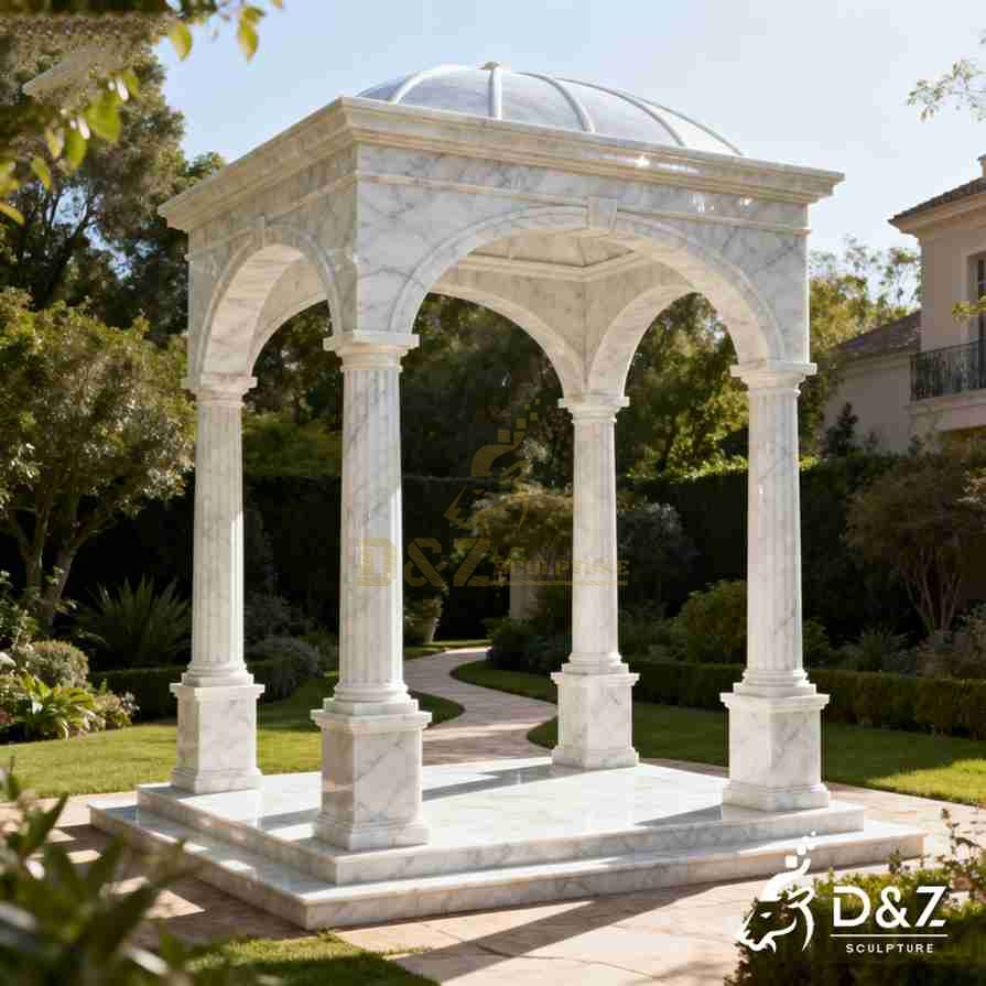 Marble Arched Gazebo 5