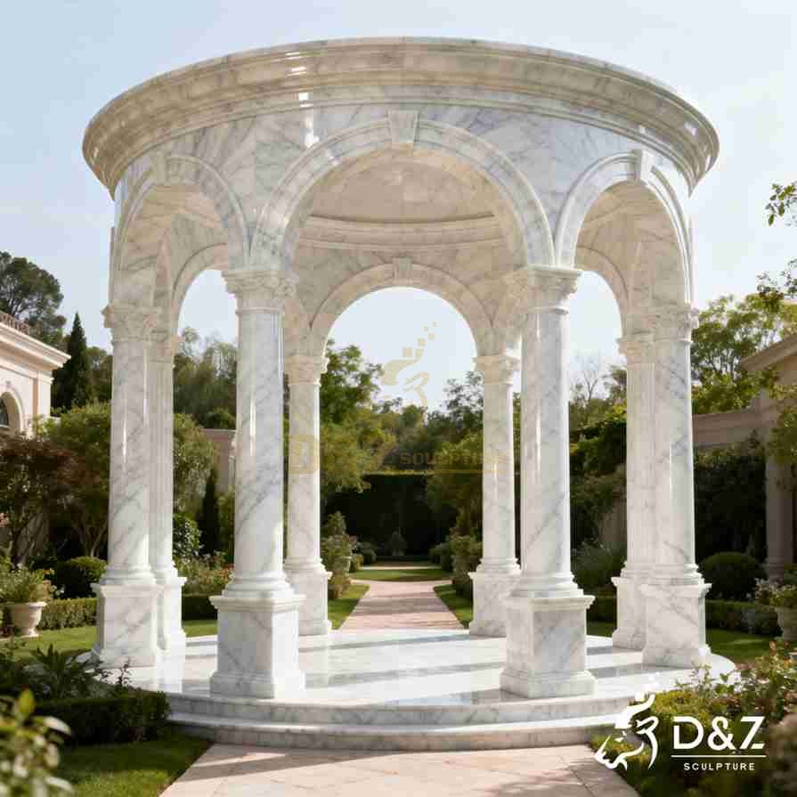 Marble Arched Gazebo 6