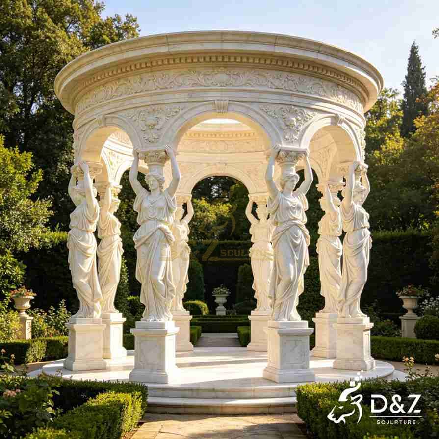 15-12 High-End White Marble Gazebo Designs | Styles Guide