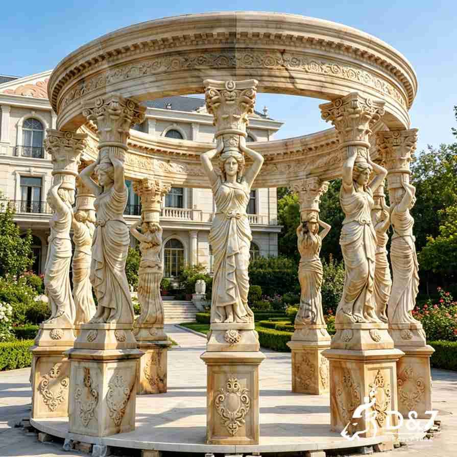 Marble Column Gazebo 3