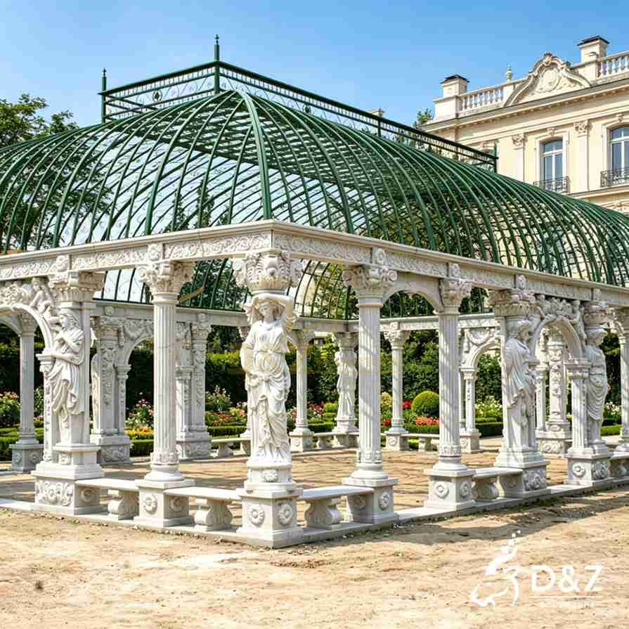 Marble Column Gazebo 4