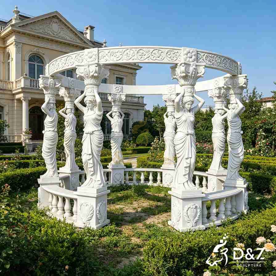 Marble Column Gazebo 5