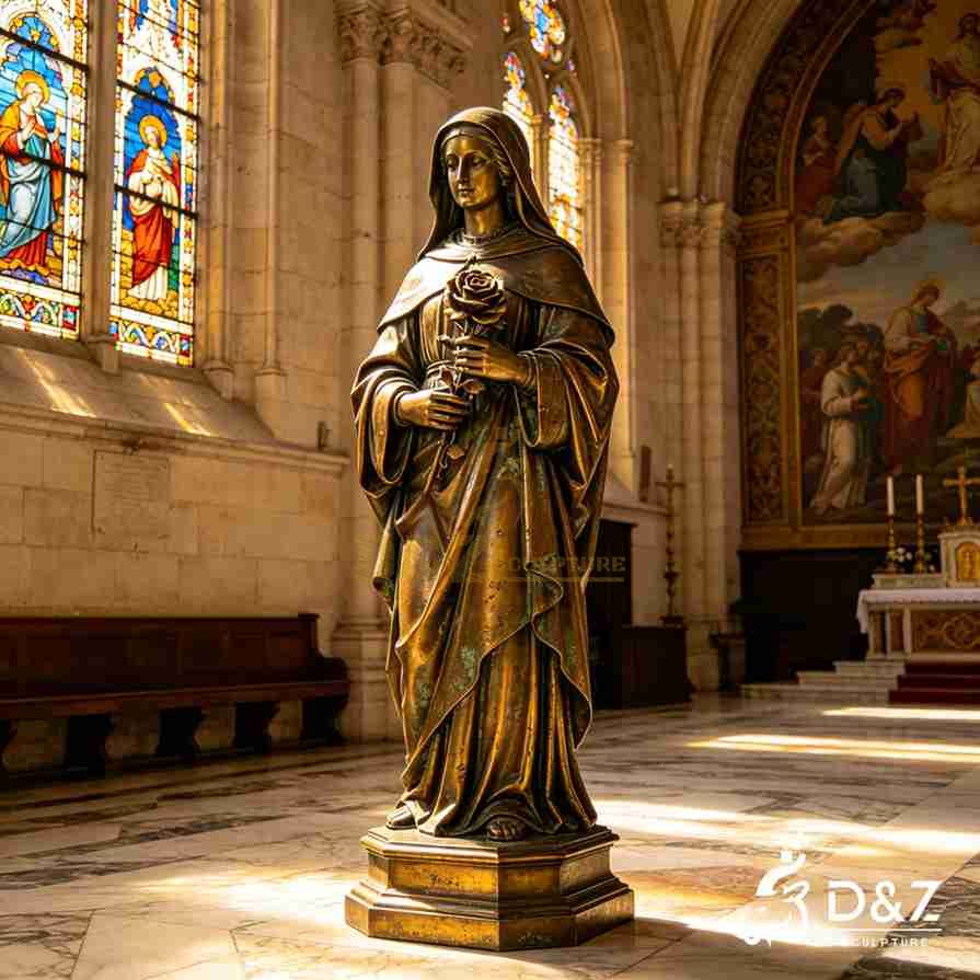 Bronze St Dorothy Statue 3