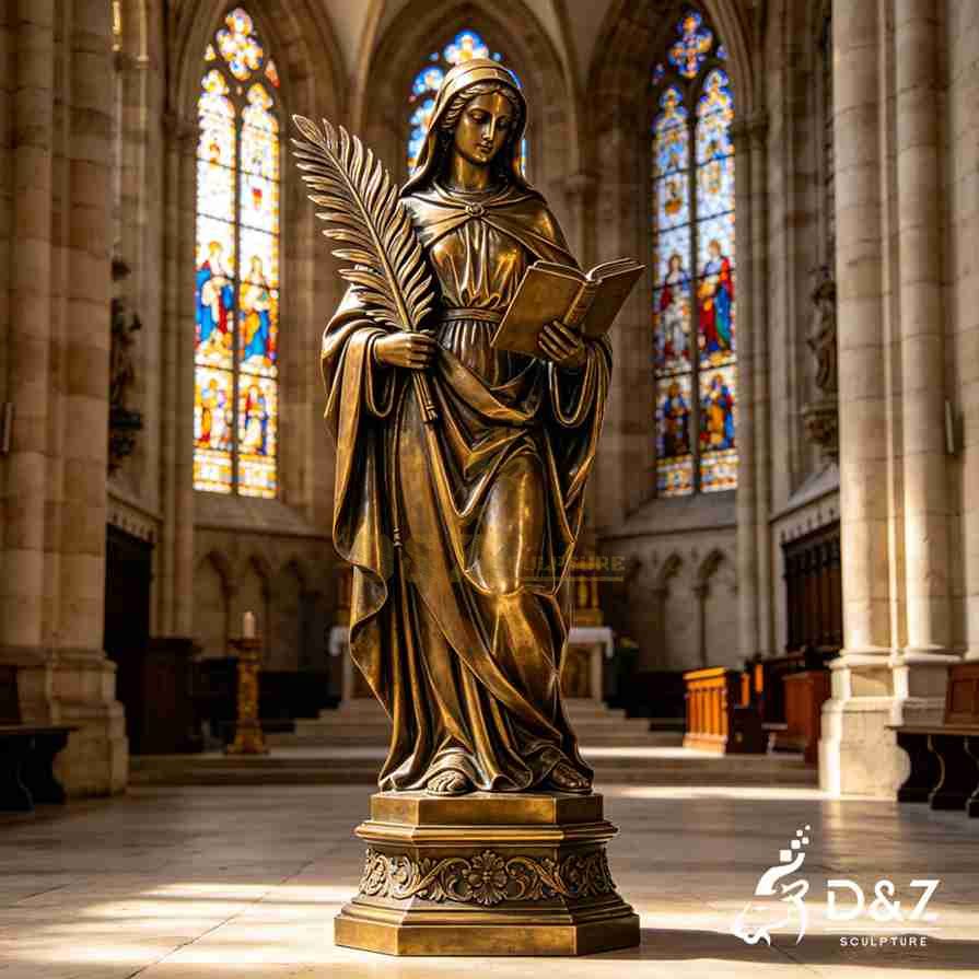 Bronze St Dorothy Statue 5