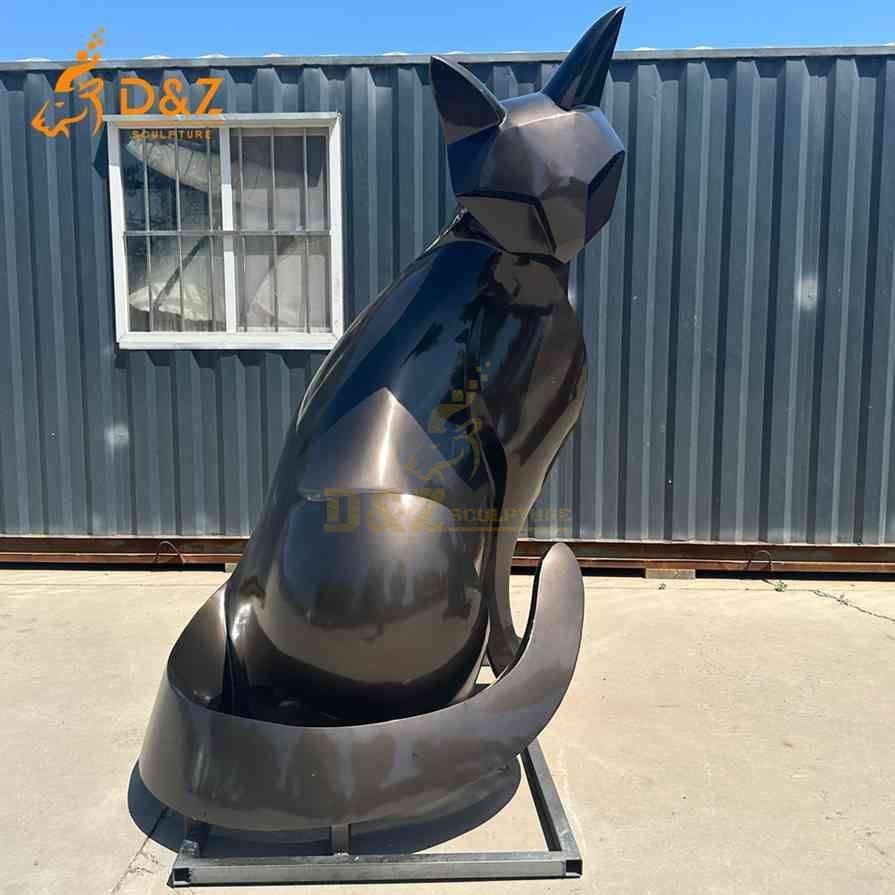 Sitting Cat Sculpture 2