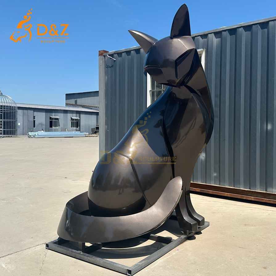 Sitting Cat Sculpture 3