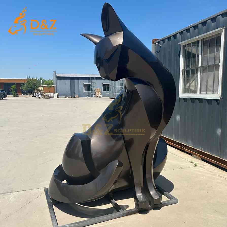 Sitting Cat Sculpture 4